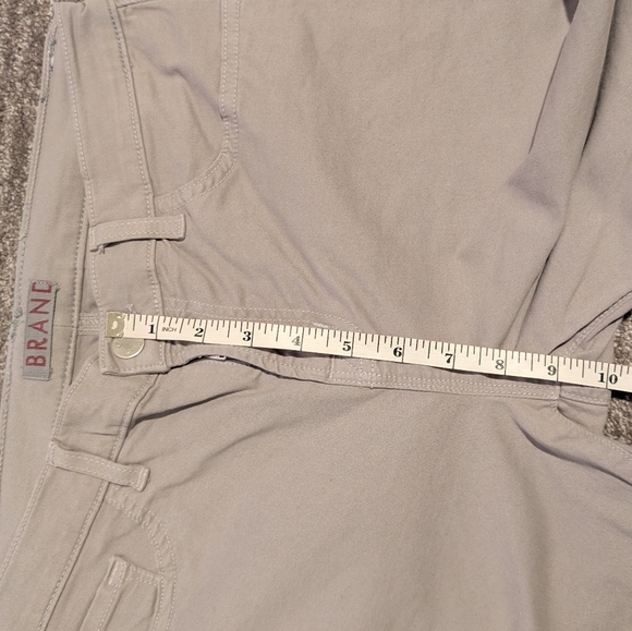 J Brand Khaki Strecth Capris - Picture 10 of 12